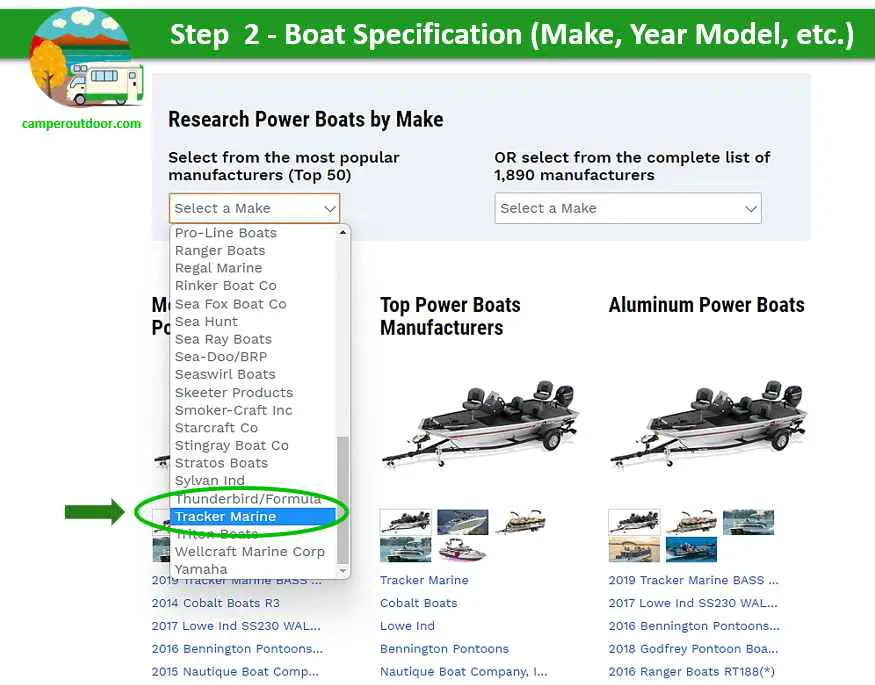 nada guide for boats Search by Make Tracker Marine sun tracker series trade in value of my boat
