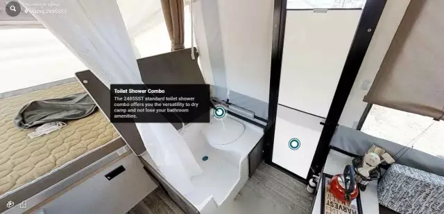 smallest rv with bathroom