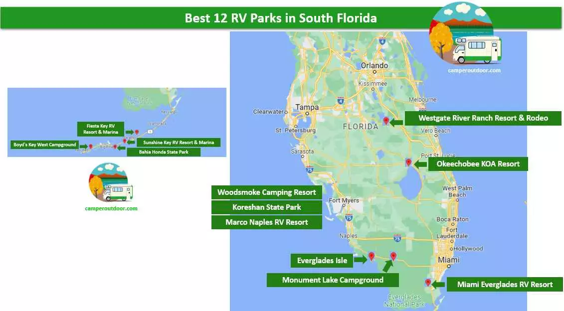 best rv parks in south florida keys seaside sites