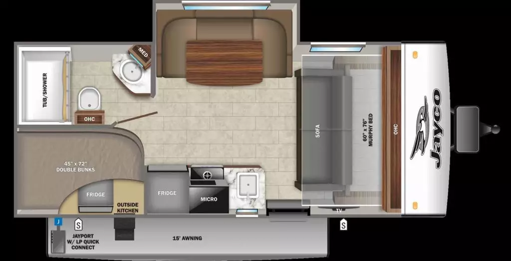 best Bunkhouse Travel Trailer Under 25 Feet and Under 5,000 Pounds