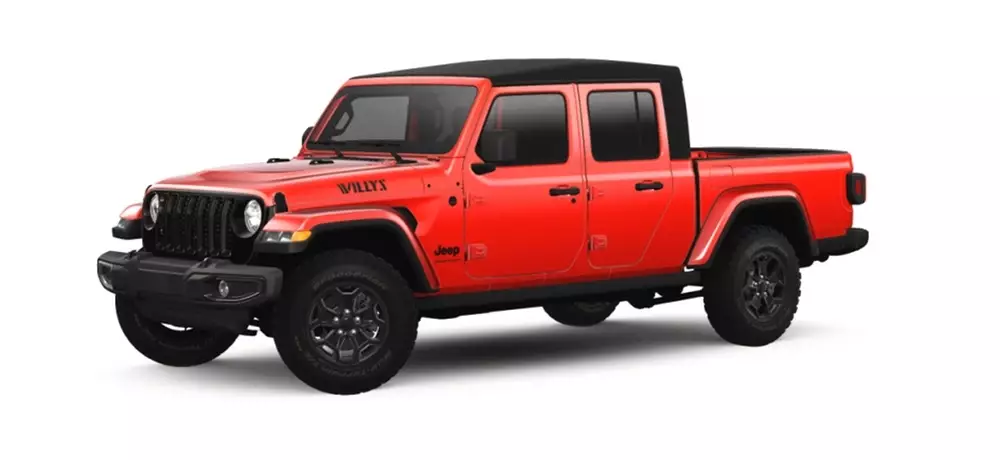 2023 Jeep Gladiator Willys Sport Towing Capacity & Payload