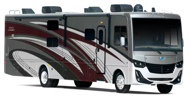 Invicta Class A RV Gas Motorhome with a Bunkhouse and two Bathrooms