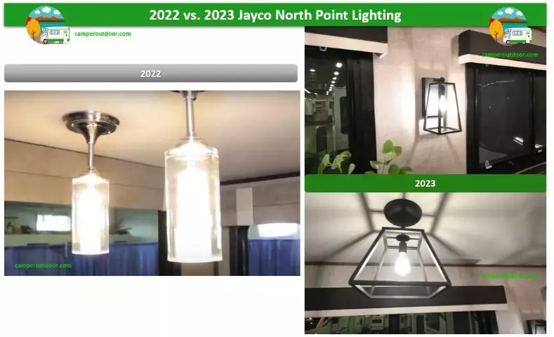 Differences between 2022 vs. 2023 North Point 340CKTS