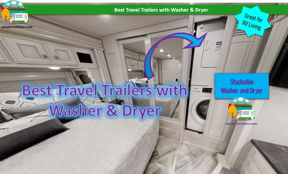 best travel trailers with washer and dryer