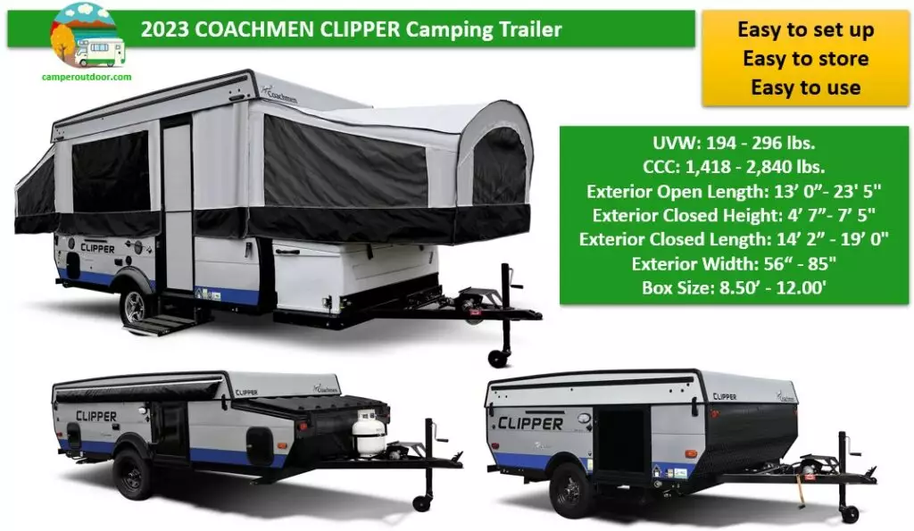 Clipper and Viking Pop Up Campers