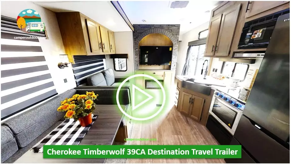 Cherokee 39CA Destination Travel Trailer with Loft for Full-Time Living