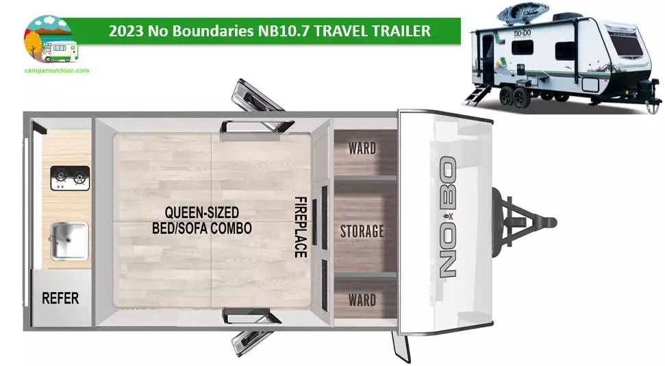 no boundaries best travel trailers under 2500 pounds