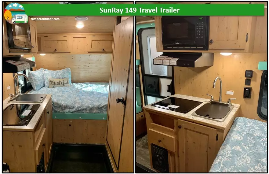sunray 149 travel trailer under 2000 lbs reviews