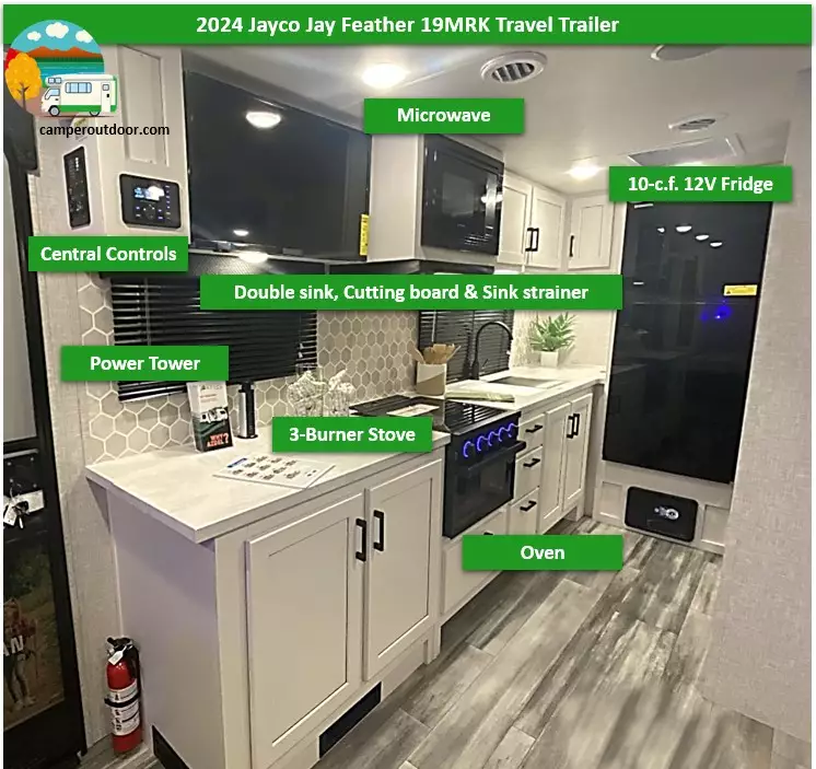 jayco jay feather 19mrk kitchen review