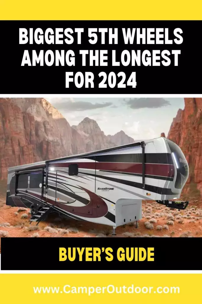 biggest 5th wheel campers 2024