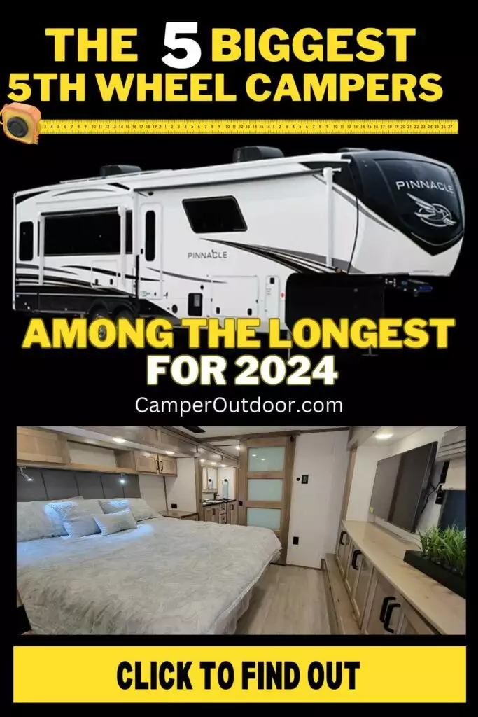 longest 5th wheel camper
