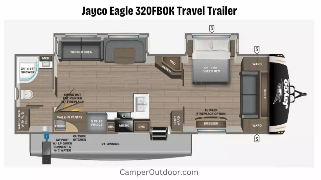 travel trailer with a laundry room jayco eagle floor plans