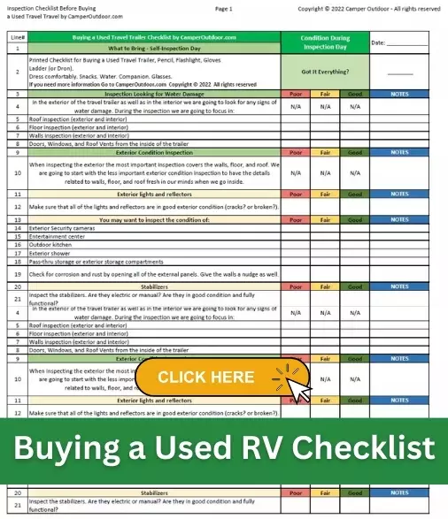 camperoutdoor buying a used rv checklist