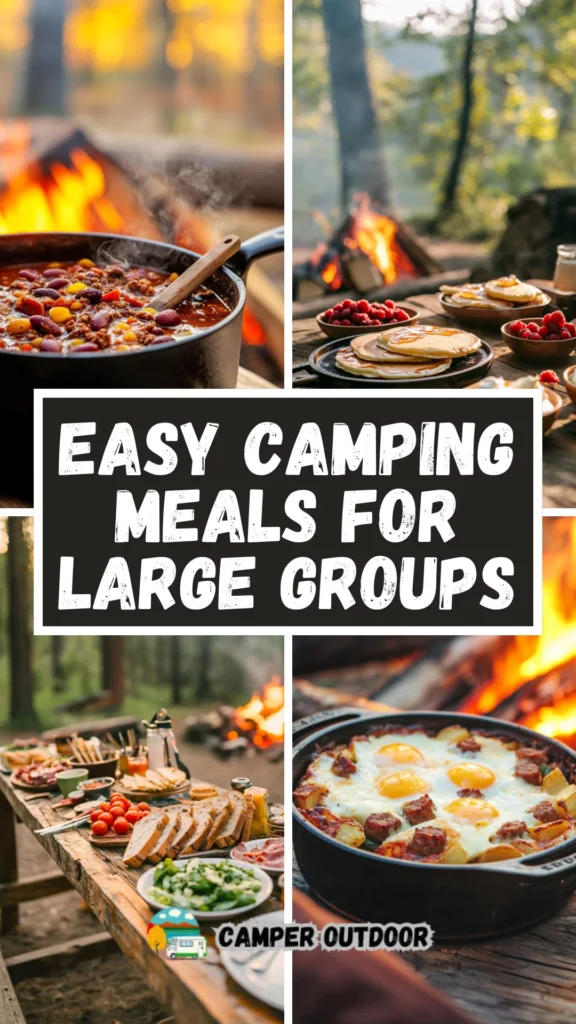 camping meals for large groups